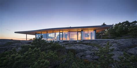 Modern Sea Front Summer Glass House In Finland Idesignarch Interior