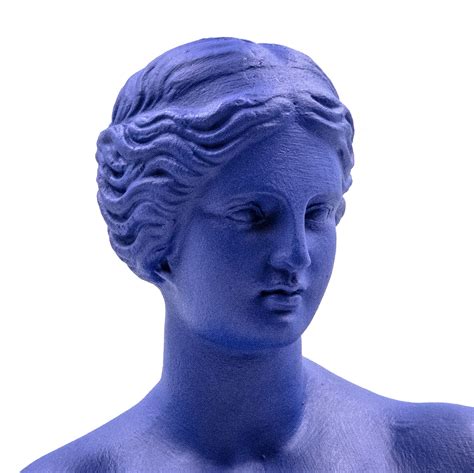 Bust Venus De Milo Pop Art Blue Statue Greek Goddess Of Love Aphrodite