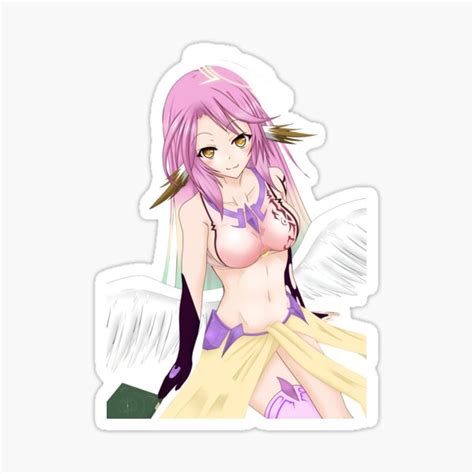 Jibril No Game No Life Anime Girl Fanart Sticker For Sale By Spacefoxart Redbubble