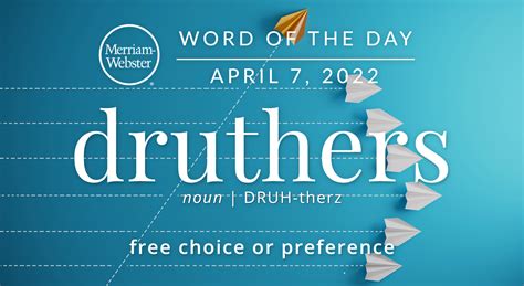 Merriam Webster Word Of The Day Druthers — Michael Cavacinimichael
