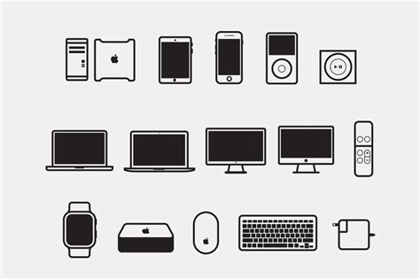 15 Apple Device Icons ~ Icons ~ Creative Market