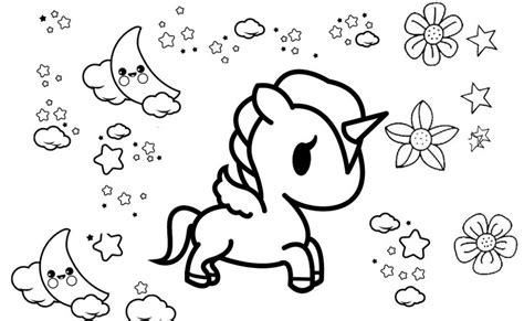 Printable Unicorn Cake Coloring Rainbow Cute Unicorn Coloring Pages