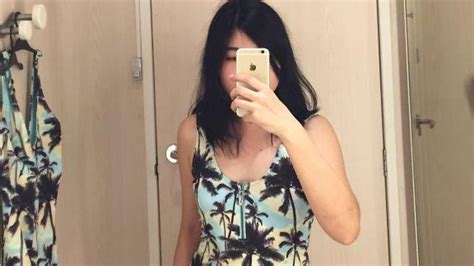 Womans Change Room Swimsuit Selfie Goes Viral Daily Telegraph