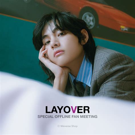 V Solo Album Layover Special Offline Fanmeeting Weverse Shop All Things For Fans