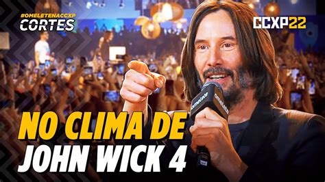 Keanu Reeves Leva PÚblico Ao DelÍrio Na Ccxp22 John Wick Vem AÍ Cortes Omelete