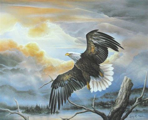 Eagle Art By Larry K Martin