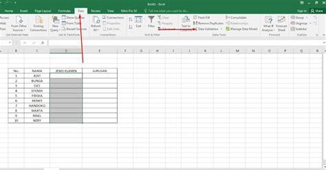 Membuat Data List Di Excel Imagesee