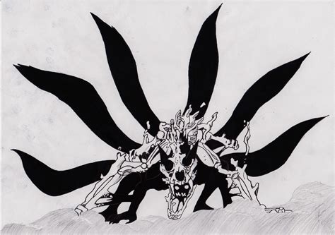 Naruto 6 Tail Kyuubi By Rooster Smallz On Deviantart