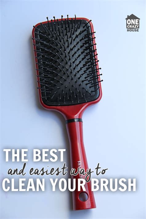 Scrub the hair brush with the toothbrush very thoroughly. How To Clean Hair Brushes (The Easy Way) | Clean hairbrush ...