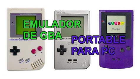 Emulador De Game Boy Advance Y Game Boy Color Portable Para Windows