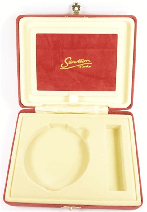 Stratton Perfume Atomizer And Matching Powder Compact Set 1990s Unused