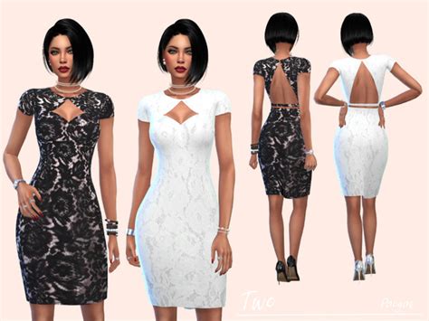 Two Dresses By Paogae At Tsr Sims 4 Updates
