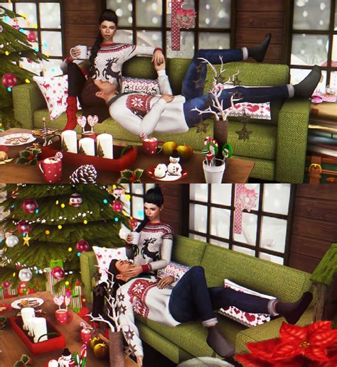 Christmas Poses The Sims 4 P1 Sims4 Clove Share Asia Tổng Hợp