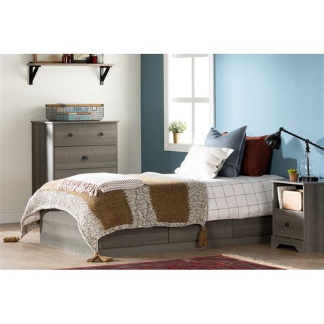 Home is where your bed is! South Shore Volken Mates Twin Platform Configurable ...