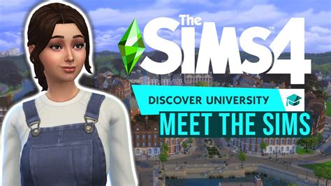 The Sims 4 Discover University Meet The Sims Youtube