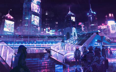 1680x1050 Cyberpunk Neon City 1680x1050 Resolution Hd 4k Wallpapers