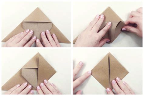 Origami Paper Pocket Photo Tutorial Paper Kawaii