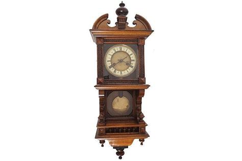 Sold Price Nineteenth Century Walnut Cased Drop Dial Wall Clock March 2 0116 1030 Am Gmt