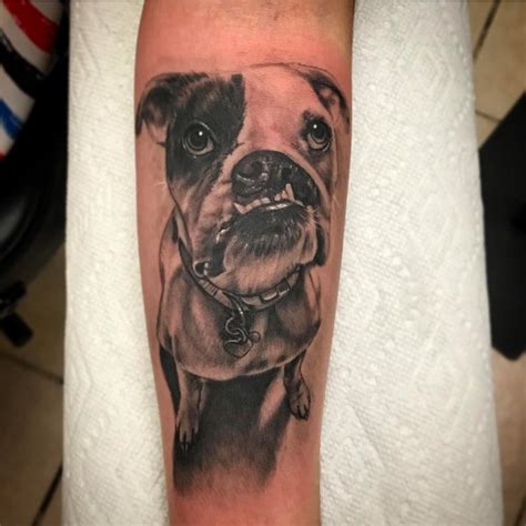 Dog Portrait By Chad Pelland Tattoos