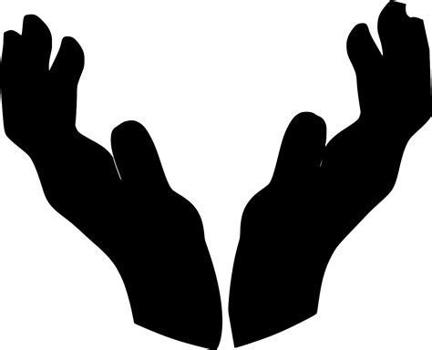 Download SVG > open hands - Free SVG Image & Icon. | SVG Silh