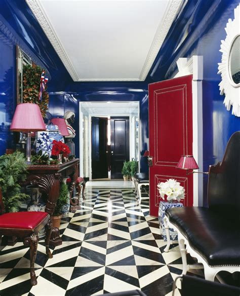 Try using colours such as navy, black, white and grey. Designs In Red, White, Blue Color Scheme | InteriorHolic.com