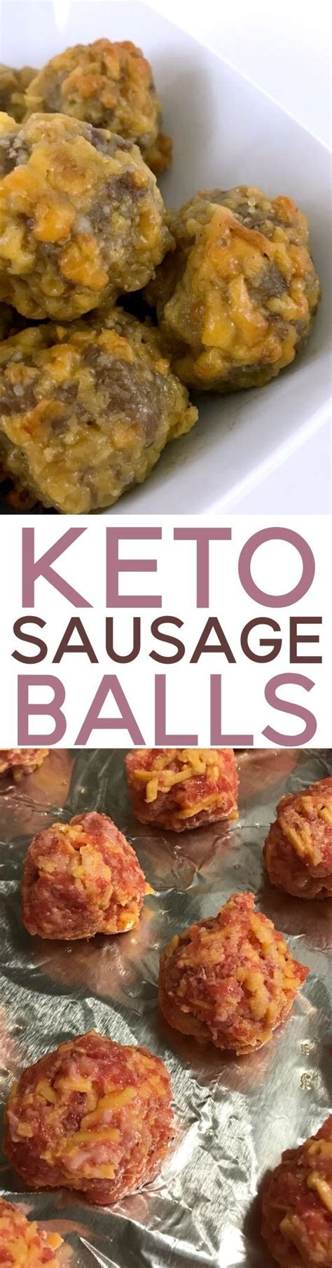 These Keto Sausage Balls Are A Crowd Favorite Made With No Flour At All These Low Carb