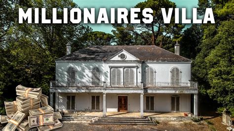 Abandoned Italian Million Dollar Villa With Swimming Pool Youtube