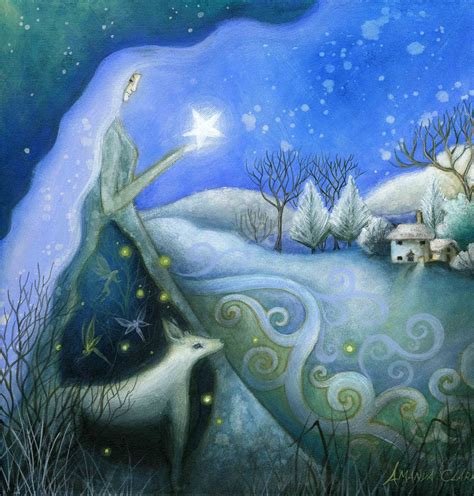 earth angels art art and illustrations by amanda clark winter fairy tales in august