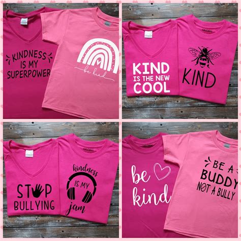 Pink Shirt Day Anti Bullying Awareness Fabricated Keepsakes