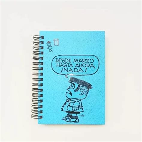 Cuaderno A Rayado Mafalda Educacion Celeste Tapa Dura Mercadolibre