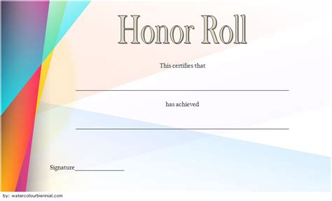 You do not need to print them. Editable Honor Roll Certificate Templates - 7+ Best Ideas