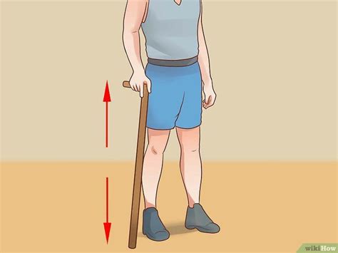 The 2 Best Ways To Hold And Use A Cane Correctly Wikihow Knee Replacement Recovery Knee