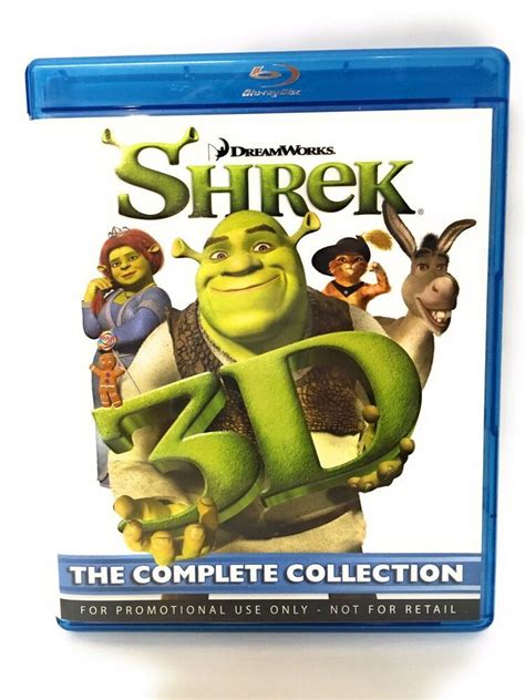 Shrek 3d The Complete Collection Blu Ray 4 Disc Set Multiple Languages