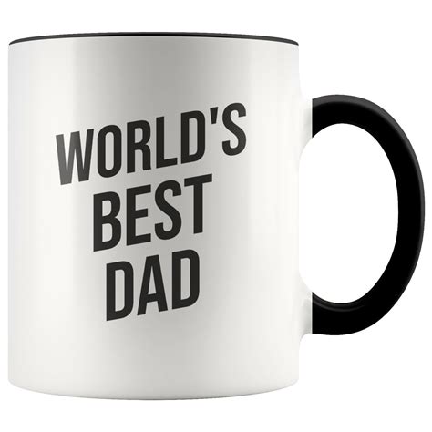 Best Dad Coffee Mug Fathers Day T Worlds Best Dad Dads