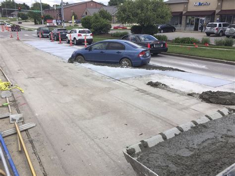 Man Who Drove Into Fresh Concrete Responsible For 10000 Repair