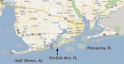 Perdido Key Restaurant Map