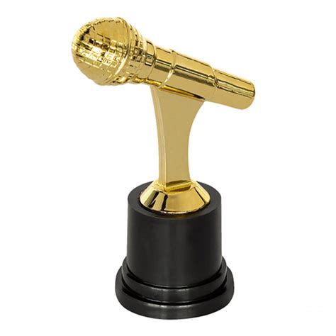 Microphone Award Trophy 12cm Partyrama