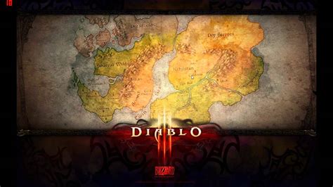 Diablo 3 Map Of Sanctuary Overview Youtube