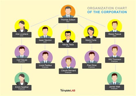 32 Organizational Chart Templates Word Excel PowerPoint PSD