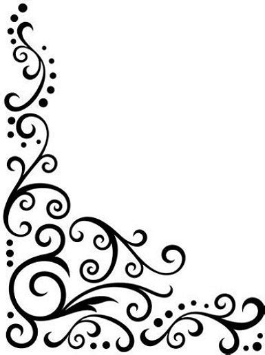 Darice Large Embossing Folder Scroll Flourish Corner