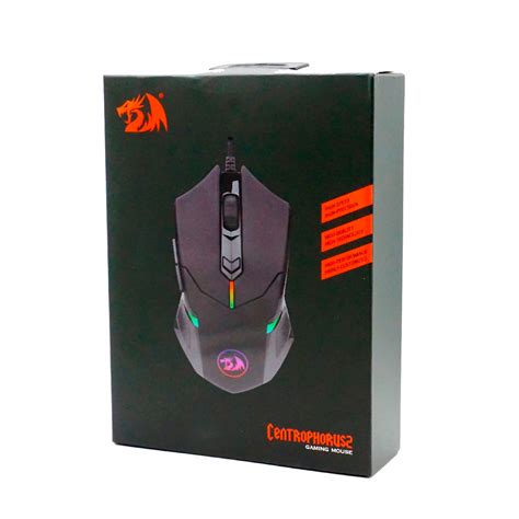 Mouse Gamer Redragon Centrophorus 2 M601 Rgb 7200dpi Preto No