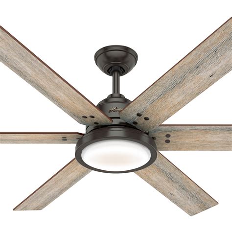 60 inch ceiling fans hunter ceiling fans best ceiling fans christmas giveaways 12 days of christmas farmhouse style ceiling fan ceiling fan this traditional, understated 5 bladed 60 inch trevor ceiling fan by kichler fan will effortlessly blend with the existing d???(c)cor in your home. Hunter Warrant With Led Light 60 Inch Brown Ceiling Fan ...