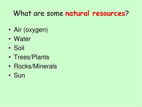 Ppt Natural Resources Powerpoint Presentation Id2658813