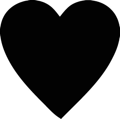 Black Heart Png Download Black Heart Clipart Large Size Png Image Images And Photos Finder