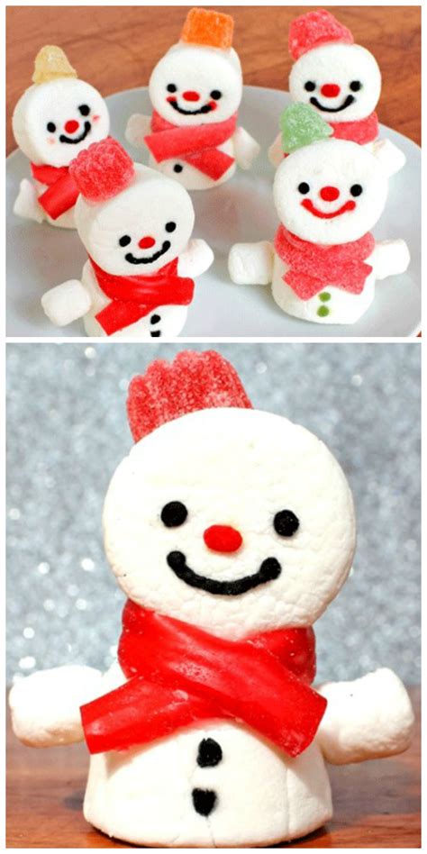 How To Make Marshmallow Snowmen Marshmallow Snowman How To Make