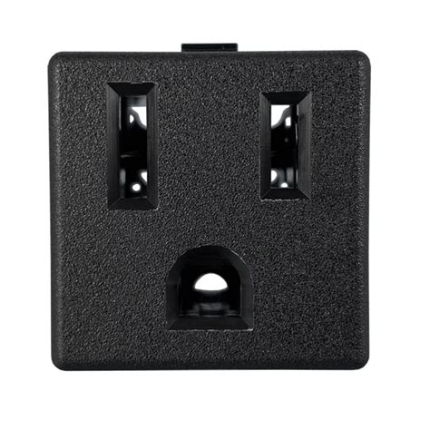 739w X232 Nema 5 15r Snap In Ac Power Outlet With Pcb Terminals