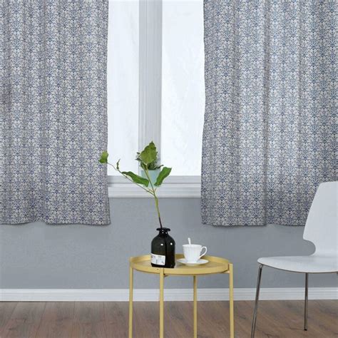 Small Tree Nordic Style Linen Cotton Blackout Curtains For Living Room