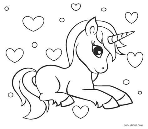 Marvelous coloring pages of baby unicorns coloring for cure. Unicorn Coloring Pages | Cool2bKids