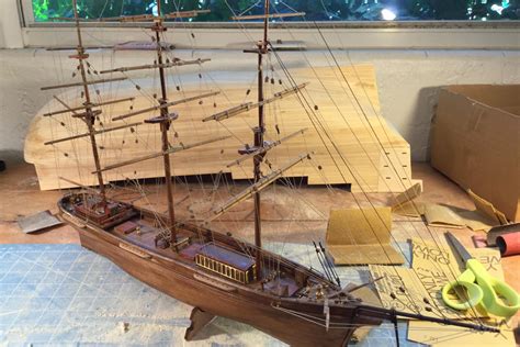 Do You Enjoy Rigging Your Ship Masting Rigging And Sails Model