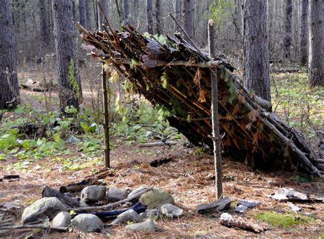 How To Build A Shelter In The Woods In Depth Pursuing Outdoors